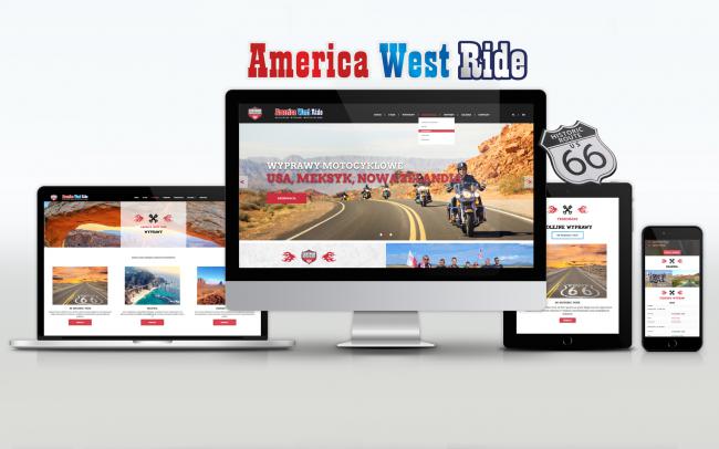 strona internetowa america west ride